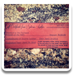 Custom Leather Gift Certificates